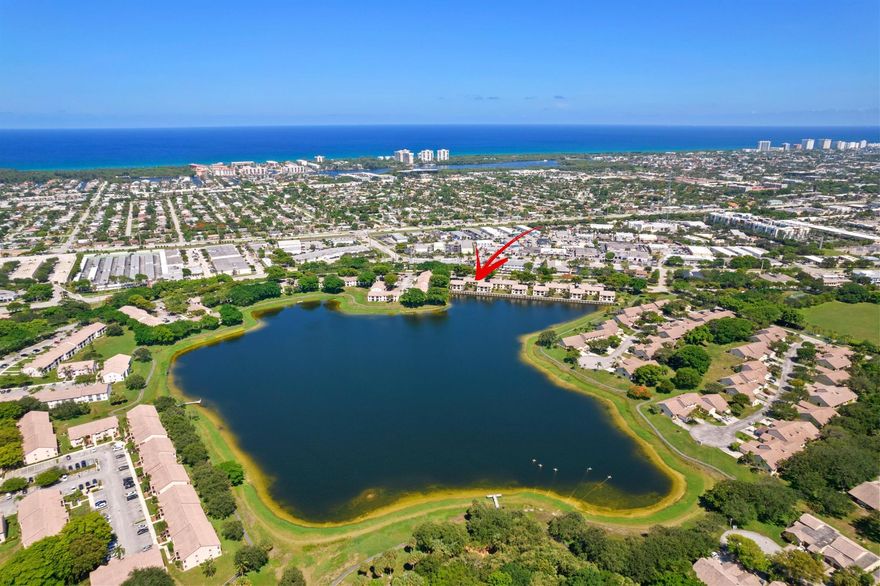 SPECTACULAR WINDWOOD CONDO | Breathtaking Water Views, 5-Acre Wildlife Preserve, & Open Green Space. BEST LAKE VIEWS! Bright Open Floor Plan | 2 BR | 2 BA | Screened Patio with Amazing Lake View | Crown Molding | LED Recessed Lighting | Ceramic Tile Floors | Updated Eat-In Kitchen with S/S Appliances | Impressive Primary Bedroom with Custom Walk-In Closet | New Washer/Dryer |  24/7 Manned Gate | Two Community Pools/Clubhouse | Tennis/Basketball /Racquetball Courts | Walking Trails | Dog Park | Picnic Areas | BIKE TO BEACH & FAU |  Minutes to Mizner Park, Atlantic Avenue & I-95 | Top A+ Rated Schools | Rent Immediately | PRESENT ALL OFFERS!