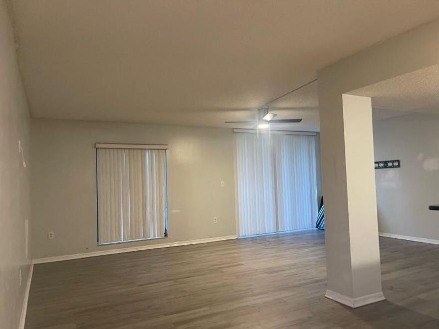 Now Available for rent!!! This spacious 2 bed 2 bath condominium offering over 1,200 sq ft of living space. Located in the secure guard-gated community of Inverwood with resort-style amenities. The corner unit positioning offers an open layout with extra windows and natural light.