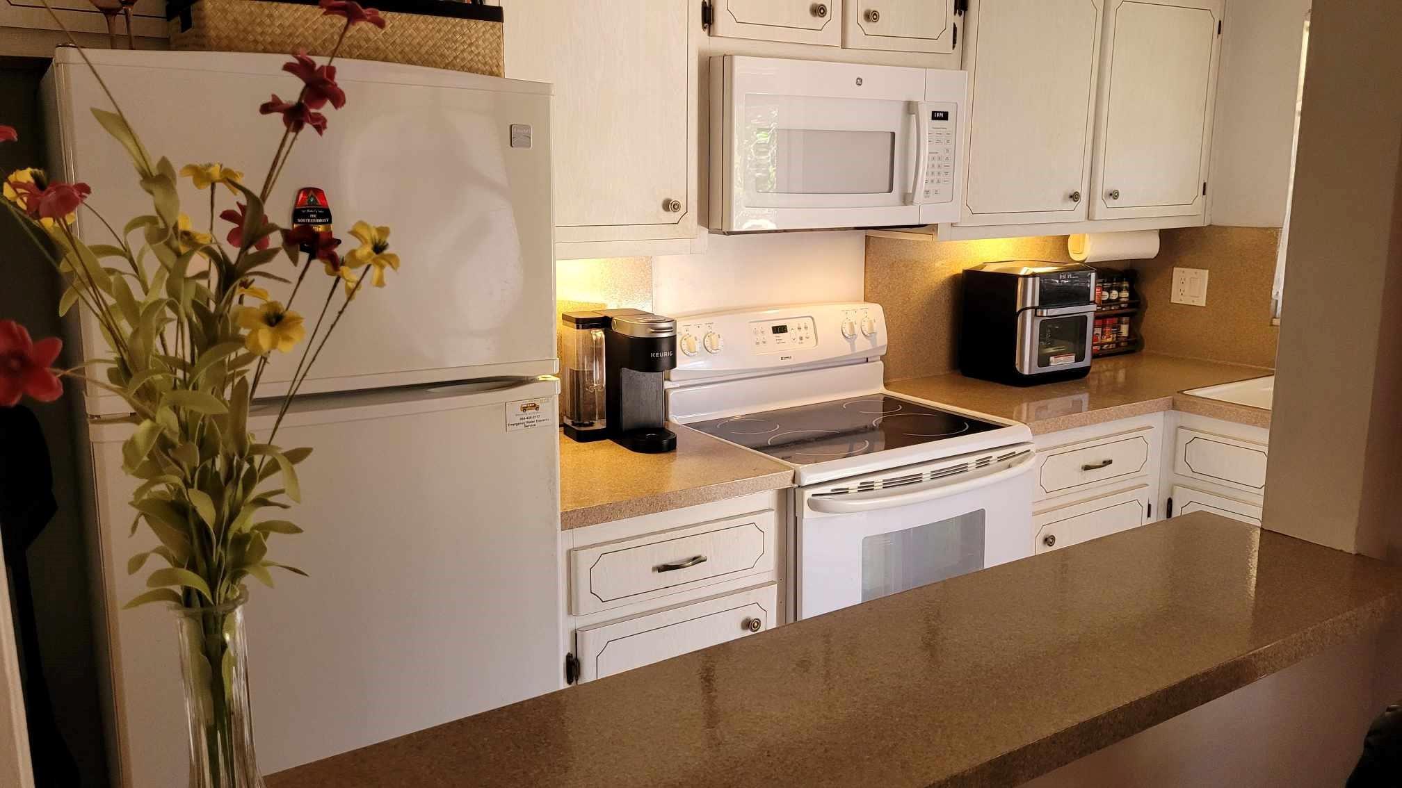 VERY ACTIVE 55 AND OVER COMMUNITY. This extremely clean 1 bedroom 1.5 bath is ready for it's new owner. It comes fully furnished, has instant hot water and is priced to sell. The G building is strong financially, has reserves, passed the 40 year recertification and yearly rentals are permitted after 1 year. Call now for your own personal viewing.