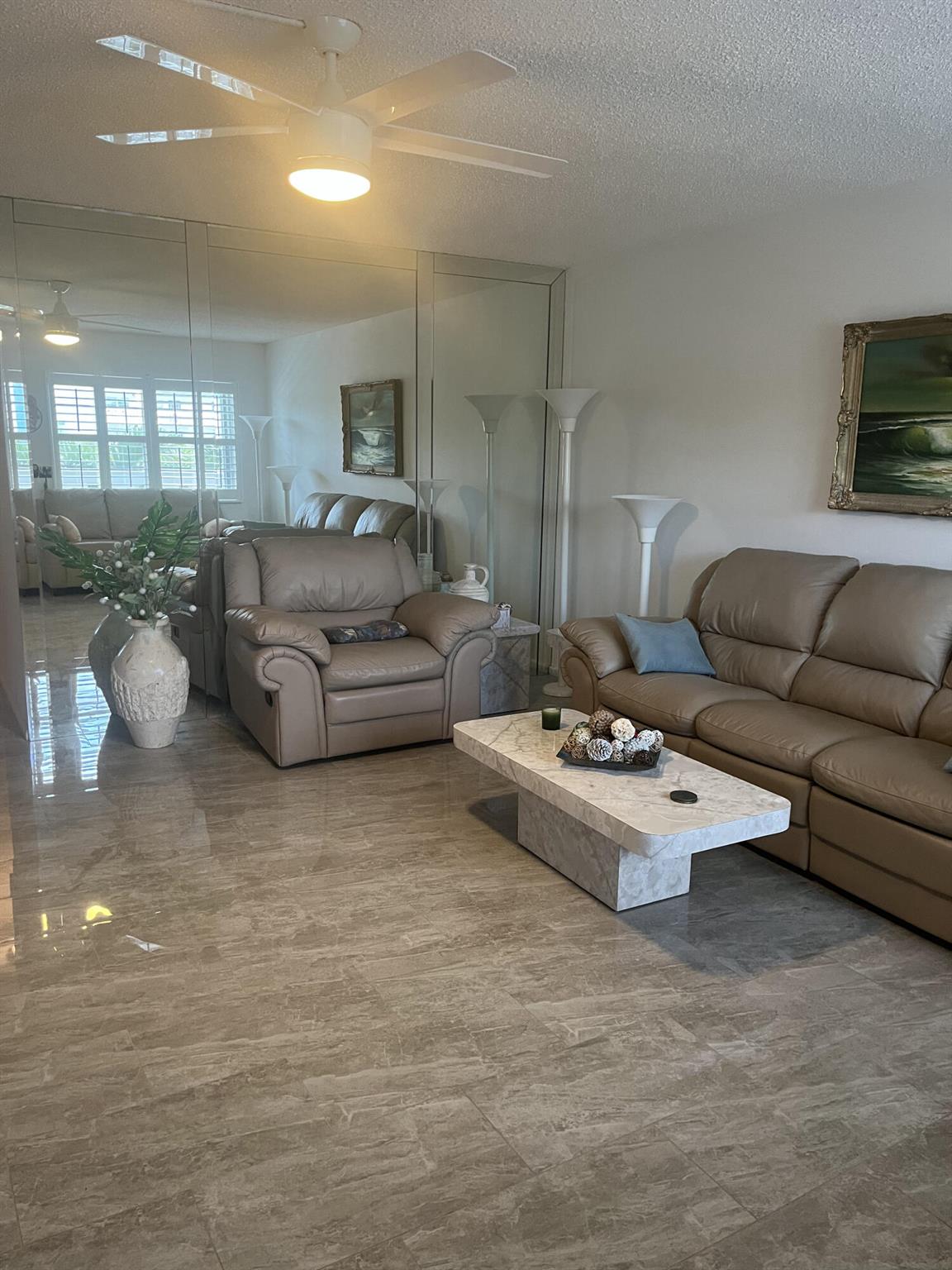 Don't miss this seasonal rental in a beautifully updated condo in Century Village of Boca Raton. Kitchen is new and the unit was freshly painted not long ago. It is also located right near the elevator. This community has something for everyone with a wide variety of clubs, tennis, exercise, shows, pools and more. Enjoy the water view from your screened in porch. Century Village is an adult community.