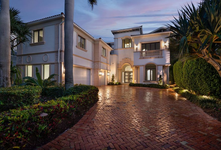 Reimagined Grand Cay Estates Deepwater Villa sited on 83± feet of waterfrontage just off the Intracoastal Waterway in the guard gated Boca Highlands enclave. An impressive motor court greets guests to the glass double door entry and soaring foyer. Lavish primary suite complete with dual baths and walk-in closets and wraparound balcony. Resort-like privately landscaped pool patio with separate Roman spa and loggia with summer kitchen and cabana. A short stroll to the Boca Highlands Beach Club and minutes to Downtown Boca Raton, Mizner Park, and Boca Executive Airport. Shown by appointment only. DISCLAIMER: Information published or otherwise provided by the listing company and its representatives including but not limited to prices, measurements, square footages, lot sizes, calculations, statistics, and videos are deemed reliable but are not guaranteed and are subject to errors, omissions or changes without notice. All such information should be independently verified by any prospective purchaser or seller. Parties should perform their own due diligence to verify such information prior to a sale or listing. Listing company expressly disclaims any warranty or representation regarding such information. Prices published are either list price, sold price, and/or last asking price. The listing company participates in the Multiple Listing Service and IDX. The properties published as listed and sold are not necessarily exclusive to listing company and may be listed or have sold with other members of the Multiple Listing Service. Transactions where listing company represented both buyers and sellers are calculated as two sales. The listing company's marketplace is all of the following: Vero Beach, Town of Orchid, Indian River Shores, Town of Palm Beach, West Palm Beach, Manalapan Beach, Point Manalapan, Hypoluxo Island, Ocean Ridge, Gulf Stream, Delray Beach, Highland Beach, Boca Raton, East Deerfield Beach, Hillsboro Beach, Hillsboro Shores, East Pompano Beach, Lighthouse Point, Sea Ranch Lakes and Fort Lauderdale. Cooperating brokers are advised that in the event of a Buyer default, no commission will be paid to a cooperating Broker on the Deposits retained by the Seller. No commissions are paid to any cooperating broker until title passes or upon actual commencement of a lease. Some affiliations may not be applicable to certain geographic areas. If your property is currently listed with another broker, please disregard any solicitation for services. Copyright 2022 by the listing company. All Rights Reserved.