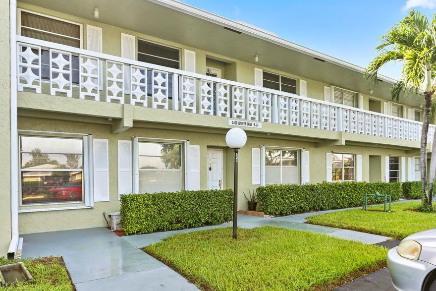 Quiet location with lovely garden view. Bright and Sunny property. Condo is immaculate! Under 3 miles to popular Atlantic Avenue and the beautiful Delray beaches. Adult community with 2 pools and clubhouse. No pets allowed and no smoking.