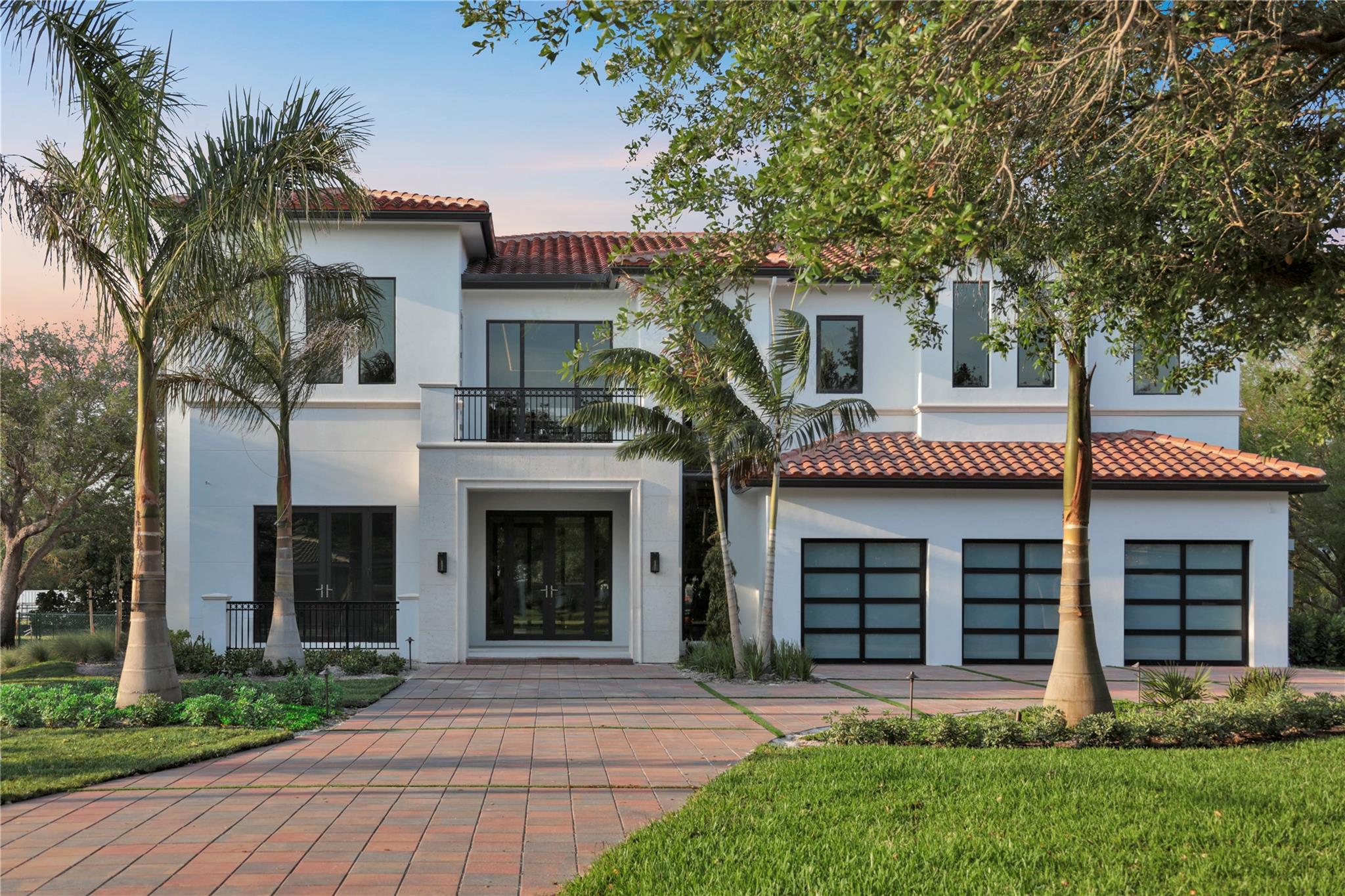 Experience true luxury in this brand-new two-story estate, perfectly situated at the end of a cul-de-sac on a lush acre homesite. Designed by a renowned architect and crafted by Landmark Luxury Homes, no detail was overlooked. Over 7,500 square feet of cutting-edge smart home living includes a state-of-the-art sound system, modern finishes, and high-end materials that surpass the competition. Enjoy a resort-style backyard with a sleek modern pool, expansive covered patio, and custom stone decking—offering privacy, elegance, and unmatched comfort in every corner.