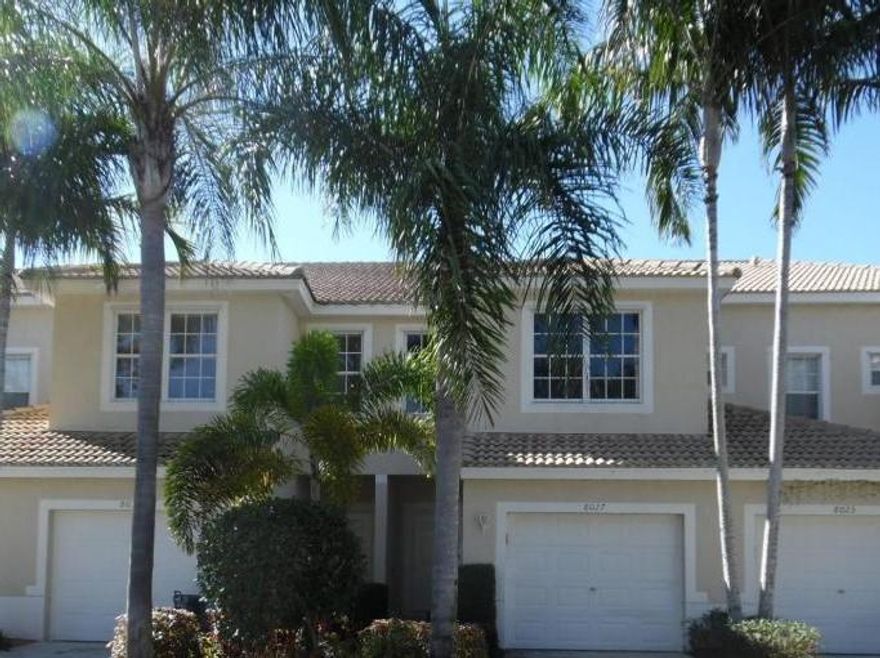 Beautifully upgraded 3 bedroom 2.5 bathroom townhome in Verona Lakes of Boynton Beach.  This Tuscany model boasts totally new kitchen with new cherry wood cabinets, new granite counter tops new Samsung stainless steel appliances, new air conditioner, and new flooring and walls.  
This ''must see'' property has undergone total renovation.  The community features community pool, park, and is close to shopping, beaches, and restaurants.