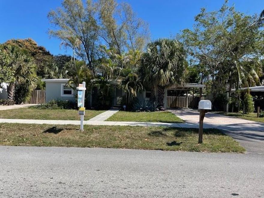 HURRY AND CHOOSE YOUR COLORS! REMODELED 3/2/CARPORT W/HUGE BACKYARD! LOCATED IN AN ENJOYABLE EASTSIDE LOCATION JUST ACROSS US1 FROM LIGHTHOUSE POINT LUXURY HOMES! ! FROM THE TWO PAVER DRIVEWAYS A COZY CURB APPEAL, FROM THE A/C,, KITCHEN, NEWER ROOF, IMPACT GLASS & ELECTRICAL THE BIG ITEMS ARE DONE!! ENJOY THE BEATUFUL KITCHEN W/HIGHLINE APPLIANCE. THE BACKYARD IS JUST PERFECT FOR FAMILY PLAYING, MOTORCOACH OR TRAILER PARKING AND A LARGE SHED EQIPPED W/A DOUBLE ROLLING DOOR STORAGE/WORKSHOP. THIS AFFORDABLE GEM WILL CERTAINLY GO QUICKLY! NO HOA FEES OR ADDITIONAL REGULATIONS! CLOSE TO OUR BEAUTIFUL BEACHES, BARS/RESTAURANTS, ENTERTAINMENT, SHOPS, EQUEATRIAN CENTER, PRIVATE AIRPORT AND MORE! Could also be non-conforming 2/1 with a 1/1. Measurement is approximate and should be verified.