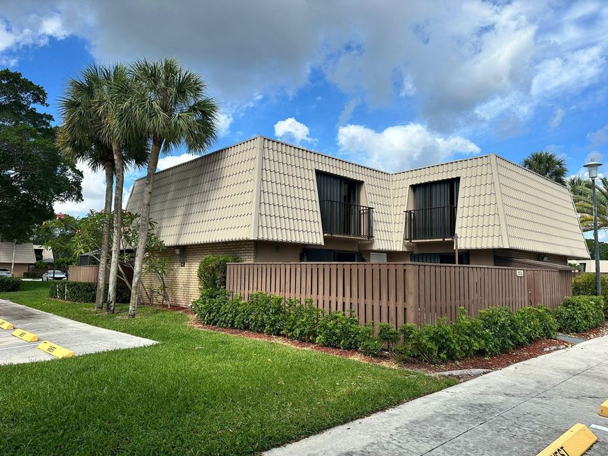 Beautiful townhouse ideal for first-time home buyers in the heart of West Palm Beach.  This spacious first-floor property offers 2 bedrooms, 2 full bathrooms, and 1 half bathroom, with laundry conveniently located inside the unit. The layout is comfortable and functional, featuring a central vacuum system and accordion hurricane shutters throughout the entire home for added storm protection and peace of mind.  Excellent location close to beautiful beaches, restaurants, shopping centers, the Palm Beach International Airport, and the Palm Beach area.  The community offers outstanding amenities including tennis courts, pickleball courts, swimming pool, jacuzzi, guest parking, and volleyball court. A great opportunity for buyers looking for comfort, convenience, and an excellent location in one of the most desirable areas of West Palm Beach.