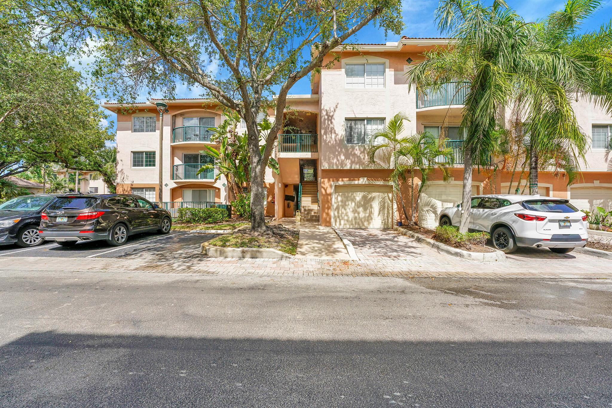 Experience spacious and comfortable living in this 2-bedroom, 2-bathroom condo featuring two master suites with walk-in closets and a split floor plan designed for privacy. This unit features a private one-car garage with in-garage laundry, offering secure parking, ample storage, and added convenience, along with a driveway that accommodates an additional vehicle.