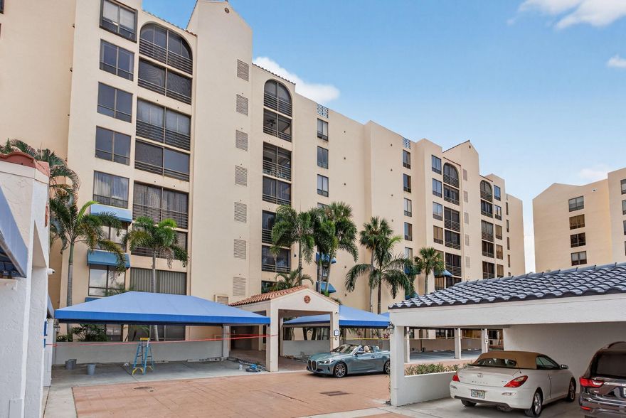 Stunning renovated condo in Promenade. Expanded living space for maximum use.  Large modern white and gray tile flooring, electric blinds, upgraded doors and hardware, smooth ceilings, and more. Open kitchen offers white cabinetry, quartzite counters, glass tile backsplash, stainless appliances, added bar seating, and extra storage.  3rd bedroom converted into a spacious office off the primary suite, complete with custom built-in. Primary and 2nd bedrooms feature upgraded carpet and custom closets. Primary bath redone with double sinks, added storage, a large upgraded shower with bench, new toilet, elegant lighting, dual mirrors, and a built-in linen closet. 2nd bath and powder room both fully updated.  Extra laundry tub and closet! Southern and eastern views overlooking golf and water.