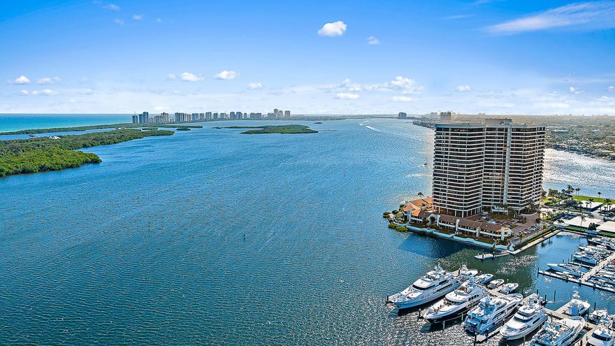 Beautifully renovated & spacious three-bedroom waterfront condo with absolutely stunning views in the exclusive building of Lake Point Tower in Old Port Cove! Open, bright, & modern with built-ins, full bar, large bedrooms, & closets, & plenty of storage space. Perfect for entertaining with wraparound balconies & panoramic 180-degree views of the Intracoastal, ocean, & marina! 2 garage parking spots & a separate storage locker as well. Lake Point Tower offers a new state of the art fitness center with sauna & massage areas, 24-hour concierge service, 24-hour manned gatehouse, 2-mile waterfront walking path, marina, & restaurant. Centrally located to the PGA corridor, Palm Beach International Airport, gorgeous beaches, shopping, & dining!