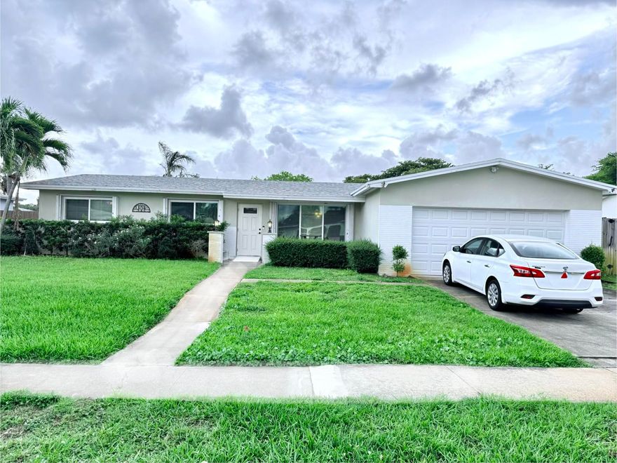Priced to sell in desirable Pembroke Lakes! This 4BD/2BA single-family home features an updated kitchen and bathrooms, impact windows throughout plus accordion shutters for added protection. Roof and pool completed in 2020. Spacious backyard with room to create your own private oasis or park a recreational vehicle. Two-car garage with separate enclosed laundry room. Quiet neighborhood within walking distance to shopping and grocery stores and minutes to Pembroke Lakes Mall and major retail. Move-in ready with great potential to make it your forever home.