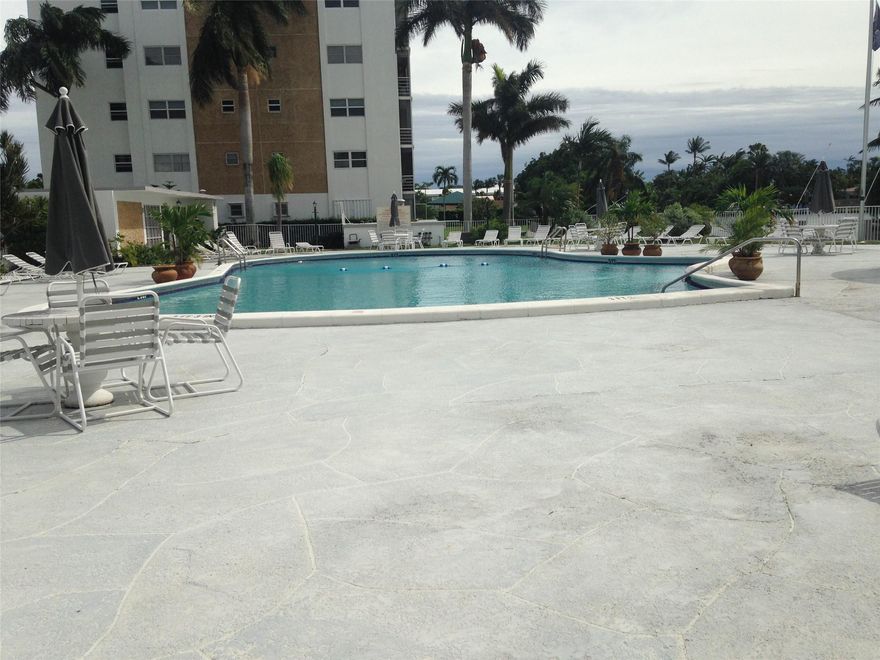 Condo complex, gated and great location. river with dockage and deck lovely for walks with benches . close to bank, restaurants, groceries, and malls. Beach few miles east ,  95 few miles west. beautiful pool and clubhouse has full kitchen, pool table . shuffleboard and tennis court too. the 2 bedroom 2 bath units do not come on the market often. complex includes direct tv and internet. quiet complex with lots greenery. Condo is self managed . The 4 story buildings have laundry rooms on 3rd and 4th floors. Extra storage room for every unit included.