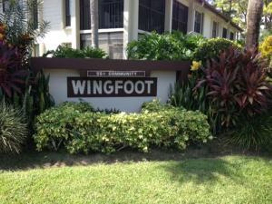 Desirable Wingfoot Condos in the Indian Creek Community... Quiet location, FIRST FLOOR unit, 2/2 with Master-sized Br's, large walk-in closets, spacious eat-in kitchen, separate laundry room and walk-in pantry. View of golfcourse, 9th hole.  Laminate floors in kitchen and BR's, tile LR/DR, enclosed porch with hurricane shutters and I/O carpet.  HWH 2013, Bosch D/W 3 mos, stove, frig and micro 5 yrs, raised ceiling in kitchen w/cove lighting and under-cabinet lighting, fresh paint 2 yrs.  This unit will be vacant of all furnishings w/i 3-4 wks...MBR, kitchen dinette & DR set available until then.