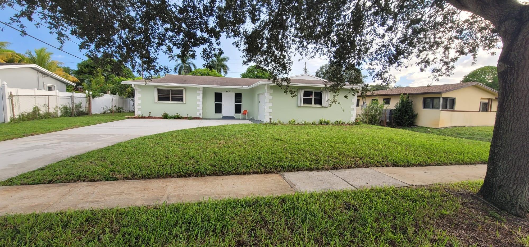 Tucked away in a peaceful neighborhood, this beautifully maintained 3 bed / 2 bath home offers comfort and style with a fully remodeled second bathroom, stainless steel appliances, and spacious living & dining areas perfect for entertaining. Enjoy the convenience of a 1-car garage, washer/dryer, and ample driveway space. Relax year-round in the huge enclosed Florida room, or pick fresh fruit in your private backyard oasis. Accordion shutters provide added peace of mind. It is 15 minutes from the airport and all major universities, 9 minutes from Westside Hospital, 9 minutes from Broward Mall, and 20 minutes from the beach. Close to turnpike and I-95 and I-595.