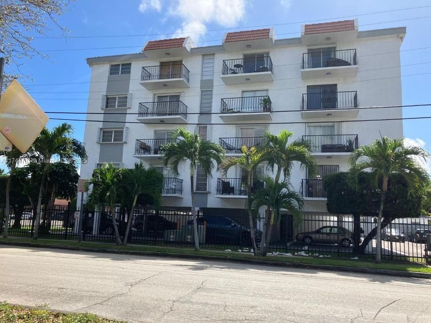 Well kept; Fresh painted Cozy 2/1 condo in TWENTY-FIVE HUNDRED CONDO. Gated building with Pool. Just a walking distance to Miami Dade College, to Library, few blocks from SW 8th Street, this is a very quiet building with its own parking space, shopping and Quick access to Coral Gables, Brickell, Miami International airport. Easy to Show!