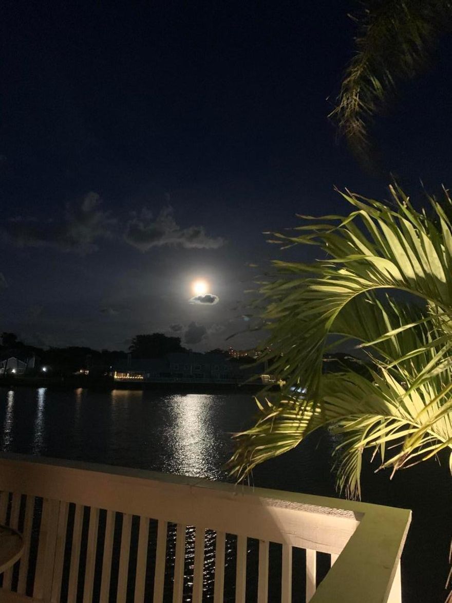 Fantastic views off back deck -direct lake view -on this fantastic 2 bed w loft -one car garage - full laundry room-gated community -newly re-done deck- hurricane shutters-walk / bike ride to ocean - updated kitchen -nicely furnished Turn key unit -king size beds in both bedrooms - with sleep number mattresses - avail immed thru 12/31/2021 -no pets -no smokers-