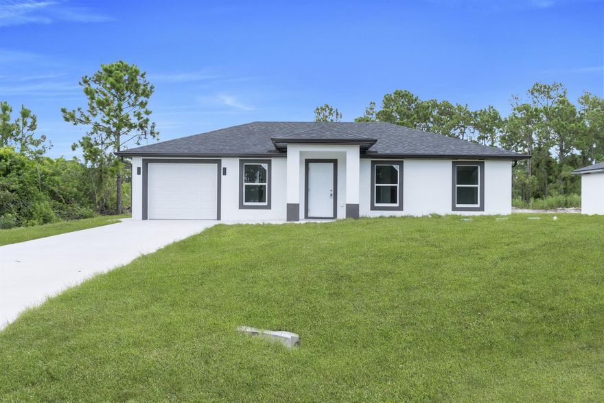 Brand-New Construction - Move-In Ready!This gorgeous 3-bedroom, 2-bath home offers modern living at its finest, featuring stainless steel appliances, impact windows and doors, a one-car garage, and a convenient laundry room with separate patio access.Special Offer: The seller is covering closing costs for the buyer! With just $2,000 down, you can own this stunning new home--no repairs needed, thanks to the included builder's warranty. Move in stress-free and start enjoying your dream home right away.Don't miss your chance to live in a beautiful, brand-new neighborhood--schedule your visit today!