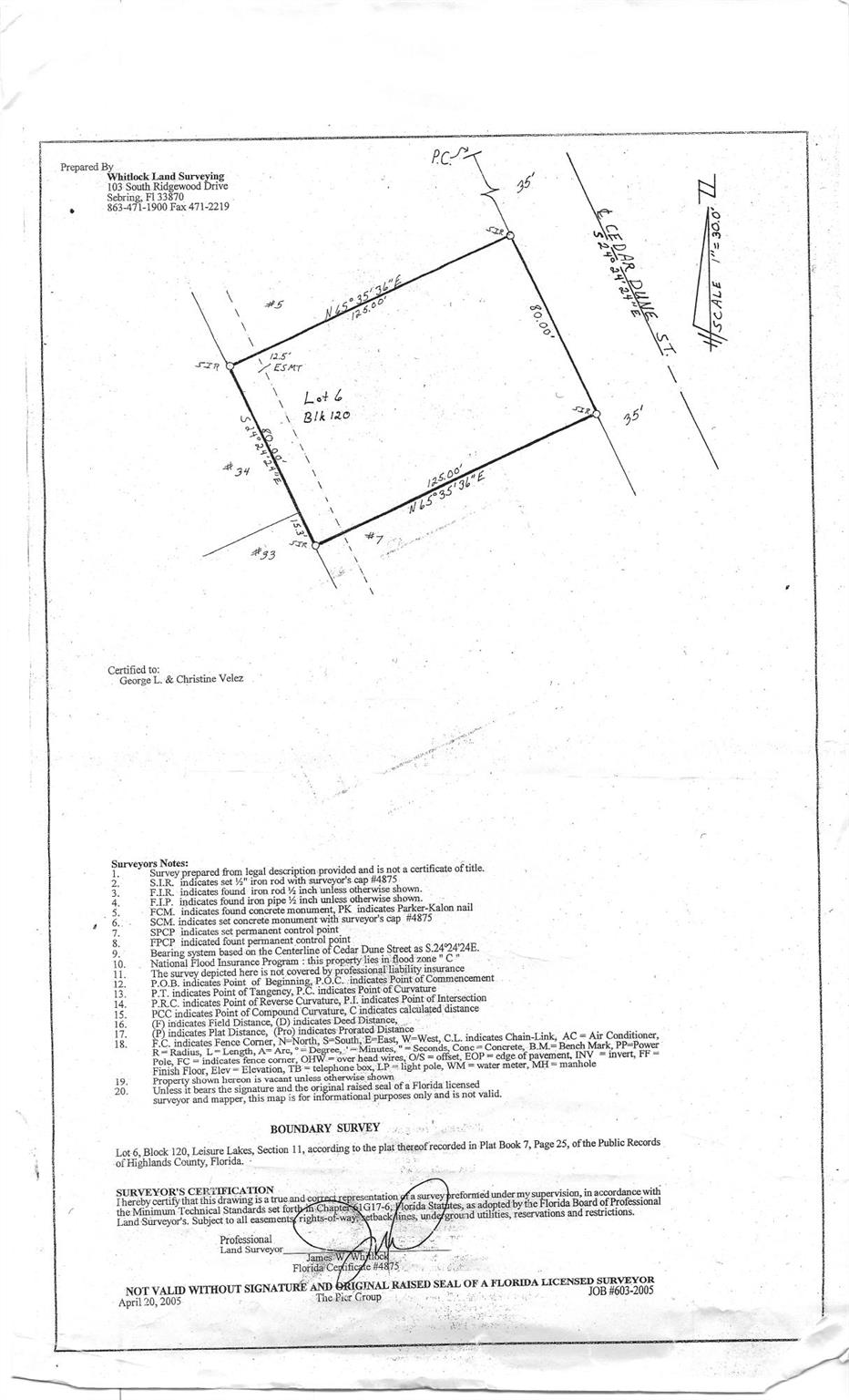 LEISURE LAKES SEC 11 - Land