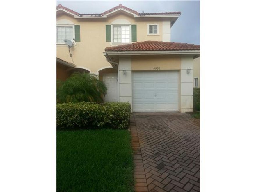 WONDERFUL IMMACUALTE CONDITION TOWNHOME LOCATED IN TAMARAC. ALL NEW CARPETS UPSTAIRS, TILE DOWNSTAIRS,ALL FRESHLY PAINTED,GREAT COMMUNITY POOL AND PLAY GROUND.