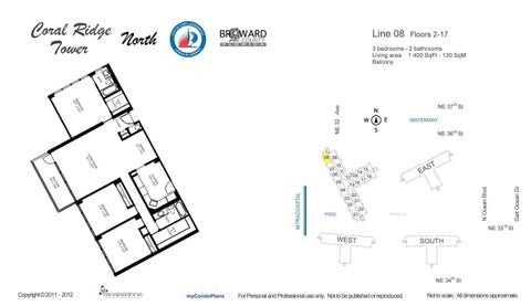 Tiny photo for 3200 NE 36th Street #806, Fort Lauderdale, FL 33308 (MLS # B26035958)