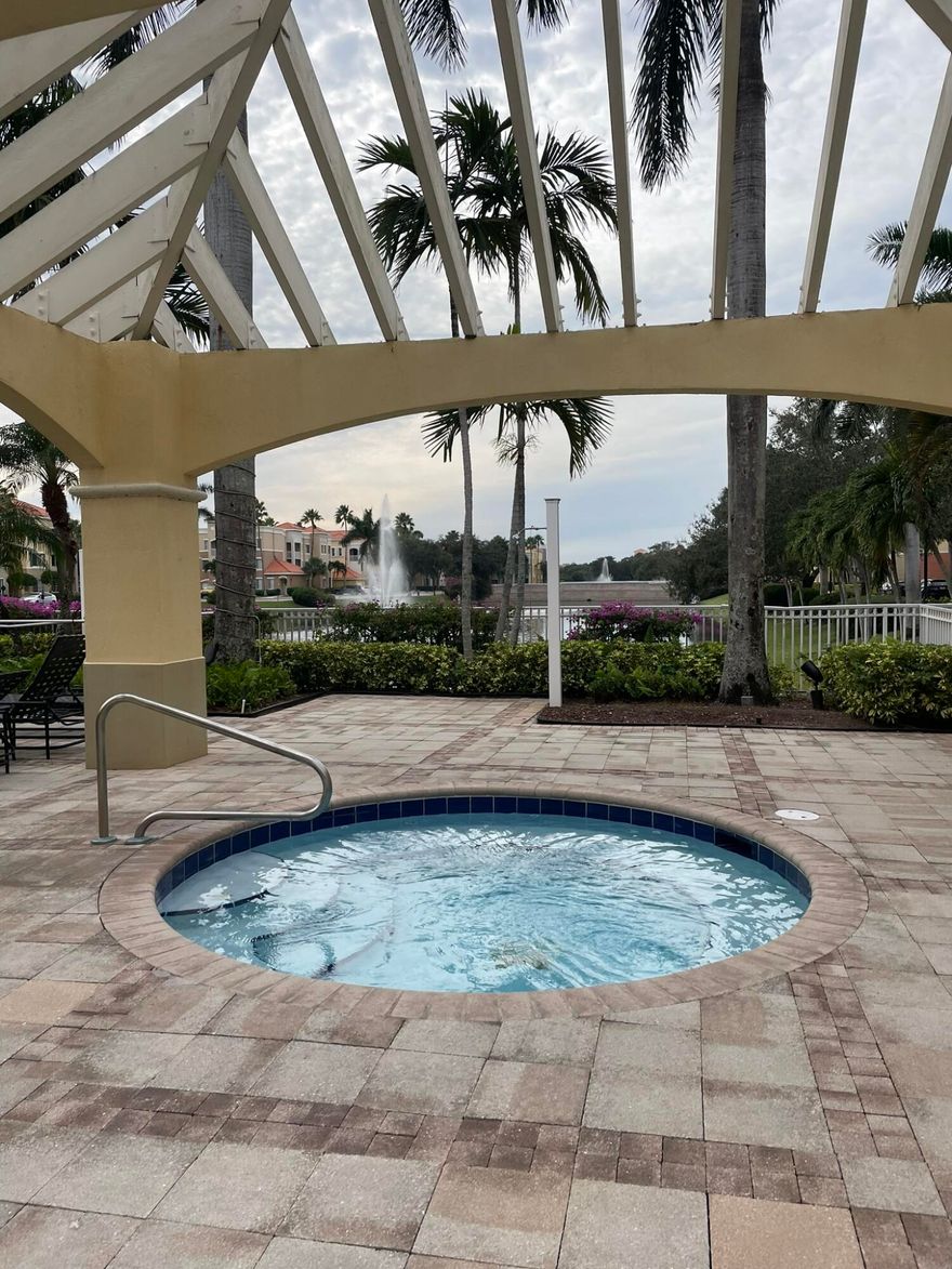 Upscale gated community in Palm Beach Garden with many sought after amenities.  Beautiful Clubhouse and Pool, inclusive of Whirlpool Spa and BQ.. Keep yourself fit at the spacious Recreation Center. All this right across the street from your residence. 
Enjoy the renowned Gardens Mall and Downtown. Shopping Galore! Turnpike and I95 a short distance away. Located near great Restaurants and about 15 minutes to the beach and many area parks. 
Unit has Granite counters, new AC, and Water Heater.
For Hurricane Protection you have a complete set of Shutters.
There are 2 assigned parking spots 493 and 495