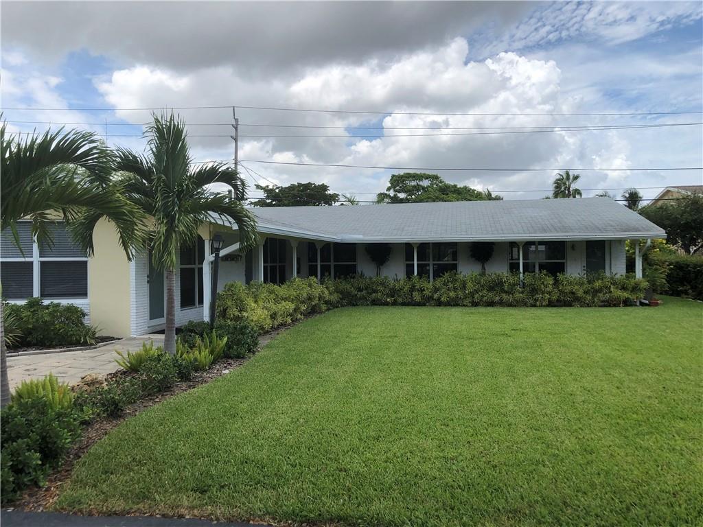 Coral Highlands 1bed/1bath, spacious remodeled unit. Large kitchen with stainless appliances and granite counters. Shared laundry with own entrance to laundry room. Impact windows, freshly painted with ample closet storage. Shared patio in rear outside kitchen door. Close to shopping and restaurants, 10 minutes to beach. Tenant occupied until 8/31/21.