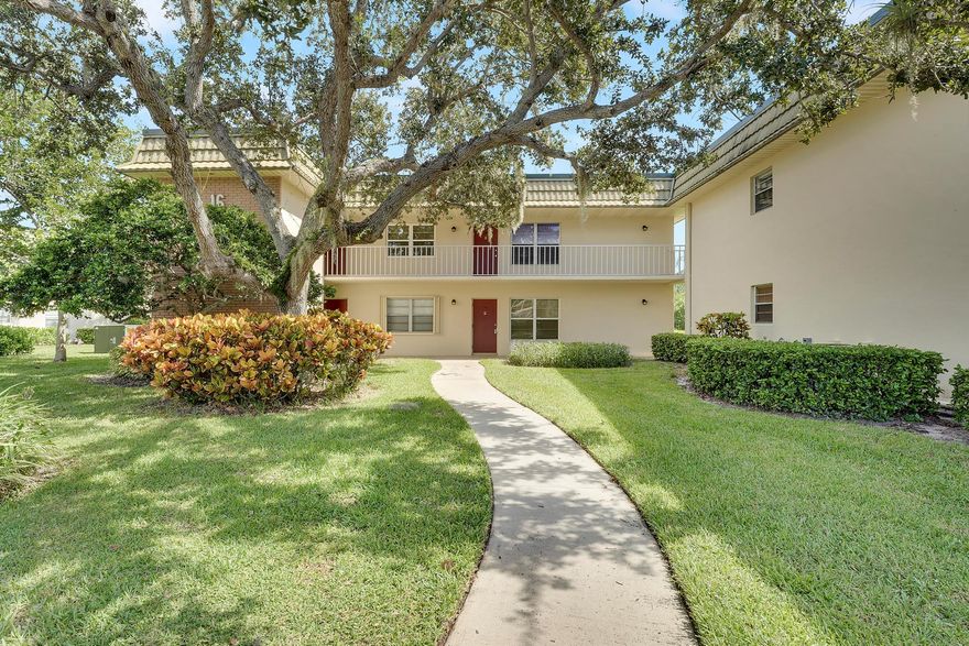 Ideally located near US-1 & Indian River Blvd, Vista Gardens offers a serene setting surrounded by lush landscaping and mature foliage. Bordered by the McKee Botanical Garden, the Indian River Lagoon & the Savannah Preserves, this sought-after community provides a peaceful environment perfect for those looking to downsize & enjoy a relaxed Florida lifestyle.This well-maintained first-floor residence features 2 bedrooms & 2 bathrooms, with abundant natural light, no carpeting, an in-unit washer and dryer & a charming enclosed patio.Residents of Vista Gardens enjoy access to an impressive array of amenities, including a heated pool, hot tub, fitness center, tennis courts, shuffleboard, billiards, ping pong & more. Discover the perfect blend of comfort, convenience & community living
