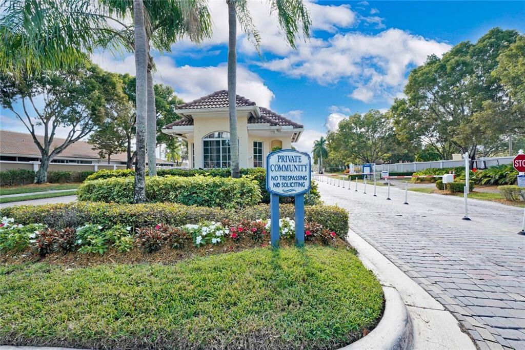 GREAT INVESTMENT OPPORTUNITY! Tenant has been there for 9 yrs and definitely the best tenant any Landlord could wish for. This Community is resort style offering 24/7 guard gated, 2 pools, lake access, fitness center, tennis courts, playground for kids, Clubhouse, walking paths, volleyball, basketball courts, BBQ area and great security all way around it! New roof replaced in 2021, Exterior painted in 2020 and these are already paid in full by the Owner. Townhome inside has 2 bedrooms, each with their own en-suite full bath and walk in closets with an additional half bath downstairs. HOA fees include landscaping, exterior insurance, pest control, cable and internet. The Location is prime right beside the Sawgrass Hwy, I-95 and Turnpike. Sport facilities with a walking distance.