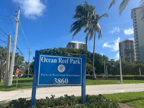 A home in Singer Island