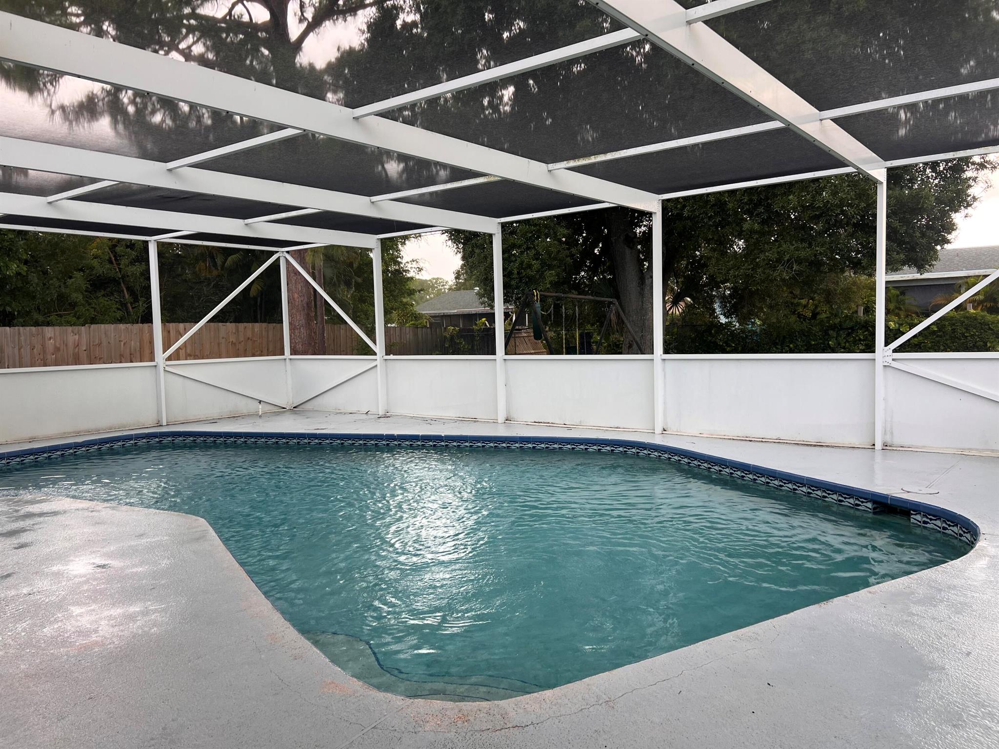 Pool Home! Centrally located in the Crosstown and Airoso Area, this 3 bedroom 2 bath pool home provides easy access to I95, Turnpike and US1. The Screened in pool and porch area is great for entertainment and relaxing. There is a spacious yard and Renovated Shed for your storage needs.