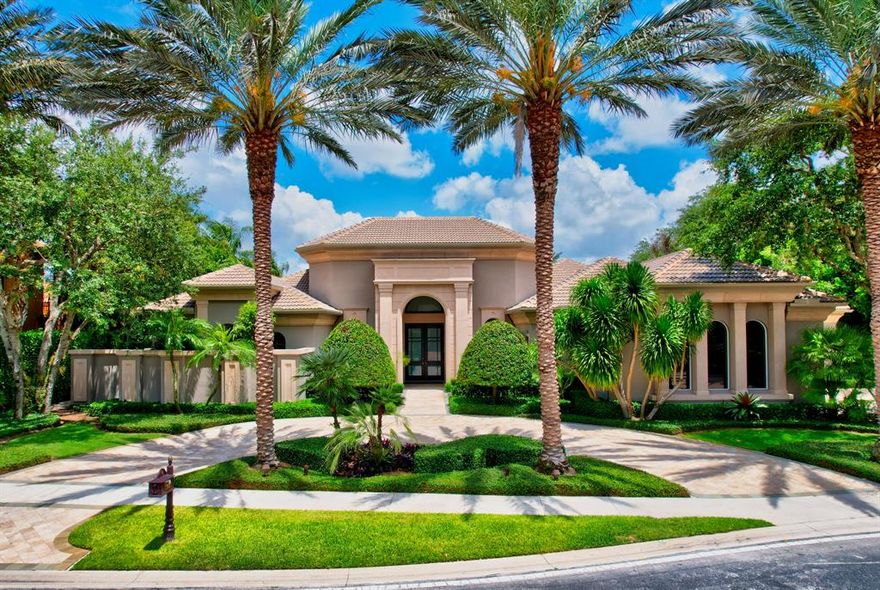 Highly coveted, this modern and completely renovated, 1-story estate is move-in ready. It features a 3-way split bedroom plan, two offices, an incredible outdoor space for entertaining, a private zen garden with astroturf, and more upgrades than you can imagine.
 
Adorned with brand new hardwood floors and awash in natural Florida lighting, every room in this home will take your breath away. With 6 ensuite bedrooms, there is more than enough space for everyone. 
 
The master suite enjoys a gorgeous view of the backyard, two oversized walk-in closets with built-ins and overhead storage, and a luxurious his-and-her master bathroom with onyx countertops, two showers, and separate water closets. 
 
[READ MORE] The gourmet kitchen is fit for a chef and features polished granite, dark hardwood cabinetry and a bounty of top-of-the-line appliances: double sinks, double dishwashers, double ovens, a warming drawer, a split Subzero refrigerator, four refrigerator drawers, two freezer drawers, and a gas stove with a wok top.
 
Outdoor living at its finest, the backyard is a personal oasis. Between the extra large patio with electronic awnings and heated infinity pool with sunshield, you will find yourself spending every free moment enjoying the Florida lifestyle and the completely private, one-of-a-kind lake view shared with none of your neighbors. 
 
This home has an abundance of upgrades- too many to list. Please inquire for the full upgrade list. 


Main features
One-story with grand foyer
Home completely renovated
Entire home awash in natural light
Hardwood floors throughout
All bedrooms ensuite with walk-in closets
Two offices, both with built-ins
French doors with sliding screen doors

Kitchen
Polished granite countertops 
Dark hardwood cabinetry 
Dual ovens with warming drawer
Gas stove with wok-burner
Dual sinks and dual dishwashers
Split Subzero refrigerator, with 4 extra 
refrigerator drawers and 2 freezer drawers
Breakfast nook 

Master Bedroom
Coffered ceilings in master 
Electronic shades
Massive, double closets with built-ins 
and overhead storage 
His-and-her masterbath with wood panelling 
and frosted glass
Duravit bathtub
Separate water closets, with Toto toilets and bidet
Onyx countertops with vanity

Entertaining
Lutron lighting system throughout
Fully wired for music
Televisions included
Dining room with hardwood built-ins 
and an abundance of storage
Outdoor living
New façade
Heated infinity pool with sunshelf 
Private zen garden with artificial turf
Basketball court
Electric awnings
Extra-large patio 
Barbecue grille
Private lakeviews

Guest Suite
Full bath with frosted glass doors,
double sinks, and private 
water closet with bidet
Large walk-in closet
Private entry through backyard
Bedroom with built-ins and murphy bed
Personal living room

Upgrades 
Impact windows
Home generator
Brand new roof
Water heater- new
A/C- 4 units, all brand new
Extra large laundry room with dog shower 
3-car epoxy garage with storage