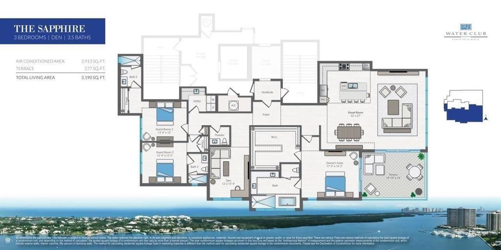 WATER CLUB 3 NORTH PALM B - Residential