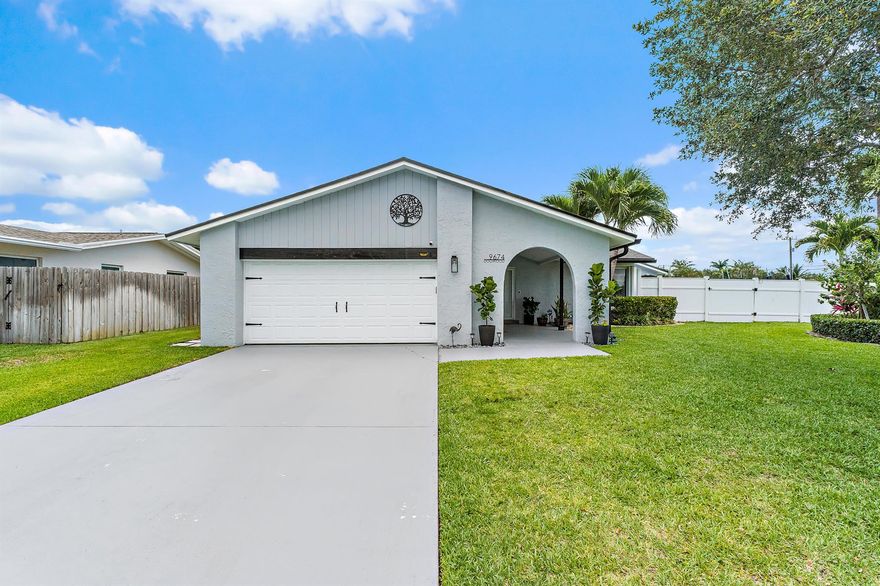 Where family living meets the ultimate backyard lifestyle now available for lease.This 4-bedroom plus bonus room home offers connection, comfort, and plenty of space to relax or entertain. Enjoy a heated pool, a resort-style outdoor kitchen with built-in grill, full-size fridge, bar seating, and dining space, plus a cozy fire pit for laid-back Florida evenings.The massive fully fenced backyard has room for kids and pets to play, plus a storage shed and auto sprinklers that keep the lawn green. Inside, you'll find a flexible bonus room that works as a home office, playroom, or guest suite, and an attached fourth bedroom that can serve as a private workspace, gym, or in-law suite.Recent upgrades include a brand-new 2024 roof, hurricane-impact sliders, and a hurricane-rated garage doo