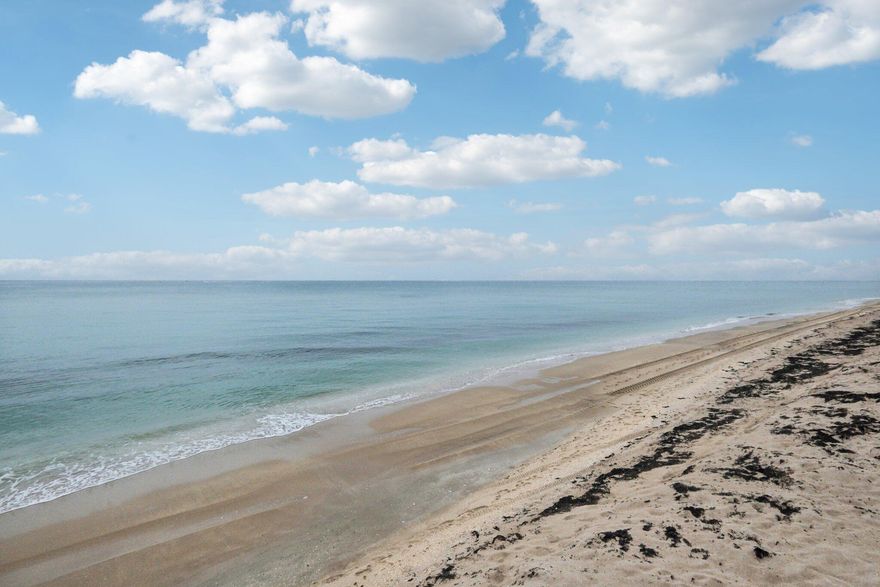 Discover unbeatable value on Palm Beach Island! This rare 2-bedroom, 2-bath condo offers ocean views and direct access to a private residents-only beach--all for just $2,650/month. Located in an all-ages oceanfront building, the unit features a spacious layout with an open kitchen, snack bar, granite counters, and tile flooring throughout. The master suite includes a walk-in closet and updated bath, while the convenience of an in-unit washer/dryer, assigned parking, and a storage unit make daily living effortless. Building amenities include a heated oceanfront pool, private beach access, and a fitness center. An elevator takes you straight to your 4th-floor retreat. Clean, move-in ready, and priced to lease quickly--this one is truly a steal on Palm Beach Island.