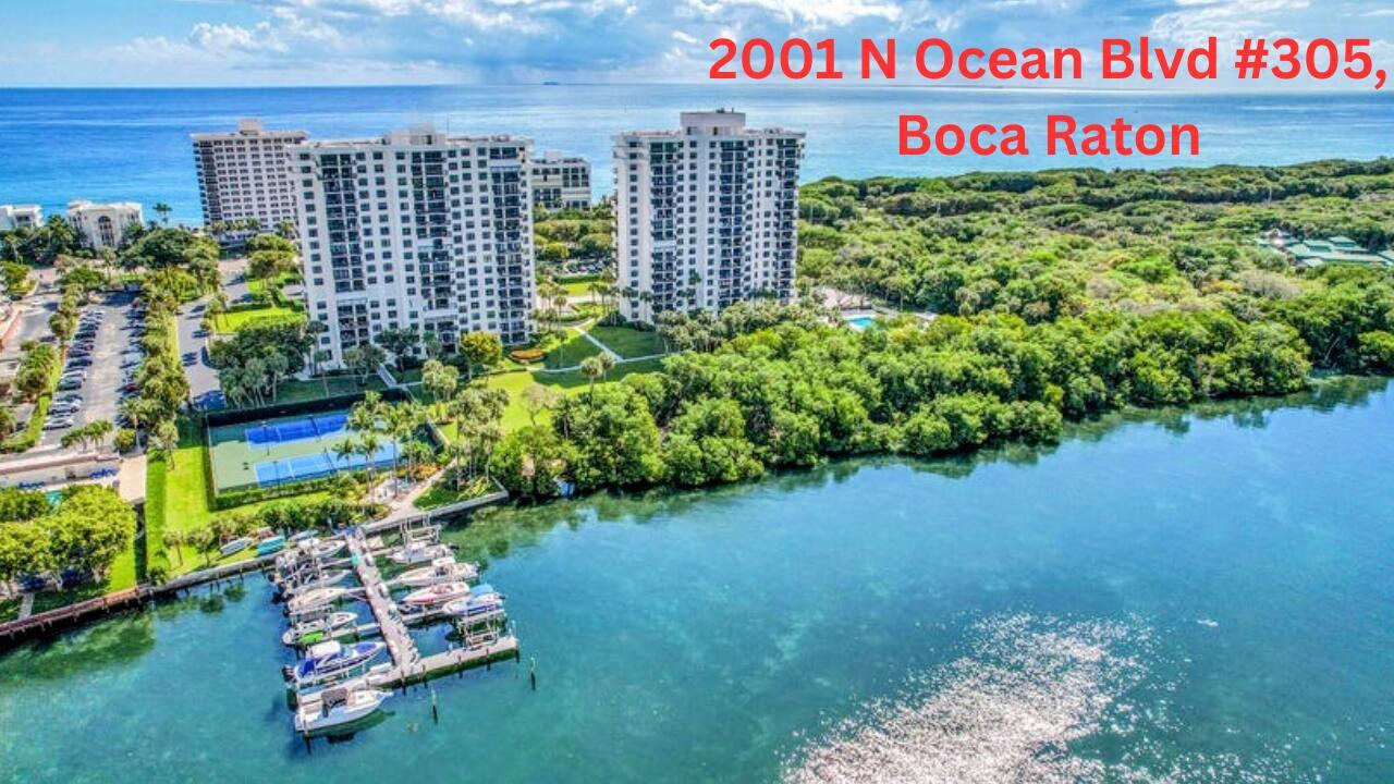 Once in a Lifetime Opportunity to buy this Immaculate Luxury Condominium situated in-between the Ocean, the Intracoastal, & Nature Preserves! You will have the Best of all Worlds with your own Private Beach Access with Beach Chairs & Umbrellas exclusively for the Residents, your Private Marina, & your Residence overlooks Gumbo Limbo Nature Center, Lake Wyman Park, & Red Reef Park. This Residence has been beautifully renovated with attention to details & sophistication. It has a very Open & Airy floor plan with tons of Natural Light coming from the Walls of Windows & Walls of Sliding Glass Doors, a Gourmet Kitchen with Quartz Countertops, Marble Flooring throughout, & 2 Balconies with views of the Pool & partial Ocean & Intracoastal. Assessments & Restoration are done & paid by seller!