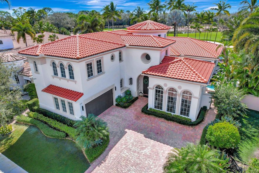 Exquisite Fully Remodeled Estate in Old Palm Golf Club. Welcome to this luxurious 4,483 SF residence, meticulously reimagined through a total gut remodel, offering the finest in modern elegance and comfort. Nestled in the prestigious Old Palm Golf Club, this stunning home features 4 bedrooms, 4.2 baths, and a brand-new roof (2021). OFFICE CAN BE 5TH BEDROOM. . Sophisticated Interior Upgrades, All-new kitchen with custom cabinetry, Wolf 48'' gas range with skillet, Subzero appliances, Sharp drawer microwave, and a Subzero 146-bottle wine chiller, All-new bathrooms with designer tile, vanities, and fixtures, New porcelain flooring throughout the entire home, Updated wiring for internet and cable, plus new recessed lighting.
