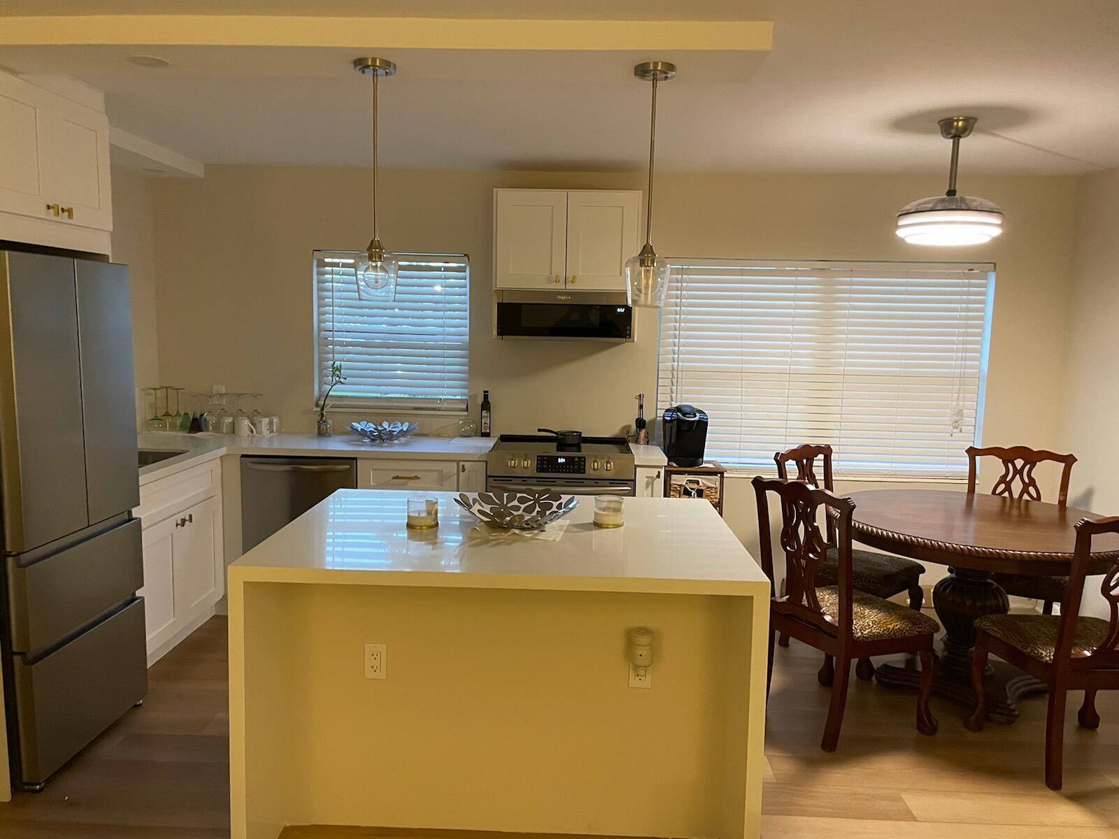THIS IS A 55 & OLDER COMMUNITY OFF SEASONAL RENTAL, STARTING APRIL 2024TOTALLY RENOVATED FIRST FLOOR 2 BEDROOM CONDO, WITH A STALL SHOWER, CAN WALK TO THE CLUBHOUSE OR HOUSE OF WORSHIPS