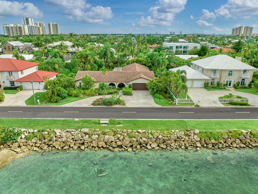 Beautiful Waterfront view out the front window, no dock.  Backyard oasis and extra large lot - 14,500 sq ft.  Home needs a little TLC, or can be an excellent new build location.