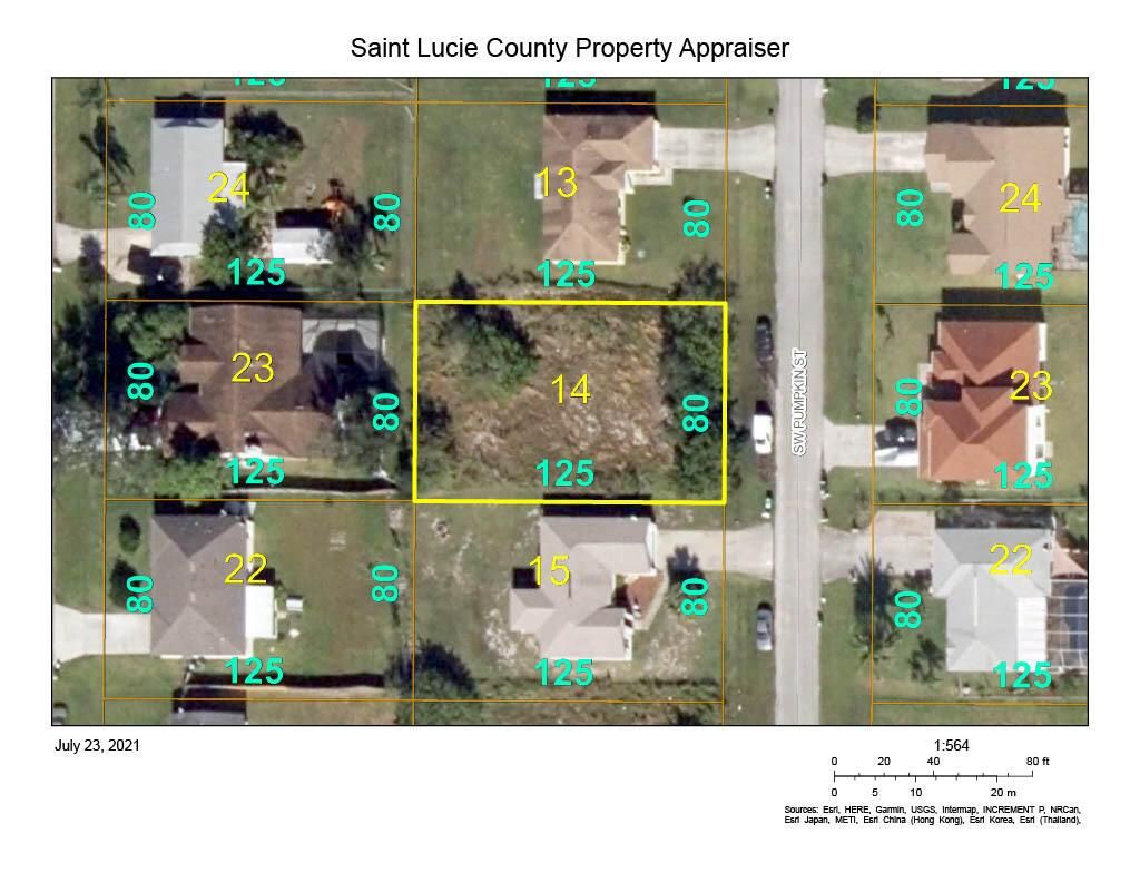 Photo of 3550 SW Pumpkin Street, Port Saint Lucie, FL 34953 (MLS # R10733269)