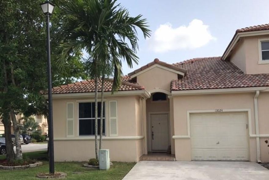 This corner unit in Pembroke Falls area will not last! Light & Bright 1 Story Townhome is now available for just 1 Lucky Buyer! Updated kitchen features renovated cabinetry, island with cabinets & pull-out drawers, newer appliances (dishwasher & microwave). Great open space for Living/Dining areas! Air conditioner 2 years New! Family room used as dining room (see floor plan at property) Gated community offers community pool/Close to great Elementary School! Best location for shopping, schools and highway.