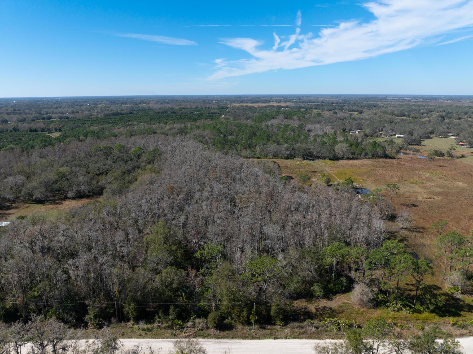 This 5-acre property is located on an unpaved road and includes many mature trees. There is a well on the property, although the seller has never used it since owning. The property is conveniently located off State Road 66, between Zolfo Springs and Sebring. A1 zoning.