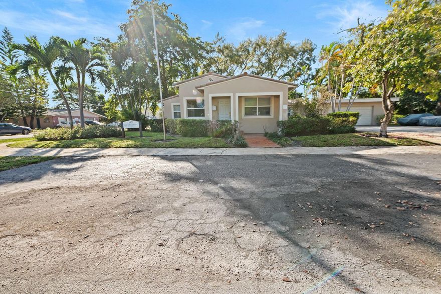 This perfectly situated free standing office building is ideal for a sole practitioner in the medical, real estate, accounting or legal field. It is located close to downtown and near the new courthouse. There ample parking plus an attached 2 car garage. Current under air sq ft is 2098 which includes the air conditioned garage. Without the garage interior sq ft is 1570. There were some updates completed whilst still retaining a great deal of character from the 60’s era of construction. The roof is 18 years old and impact windows and doors were installed in 2017. The interior consists of a reception area, multiple offices, 2 bathrooms and a kitchen. It is a corner lot measuring 70 x 120 ft. Zoning is residential/office.