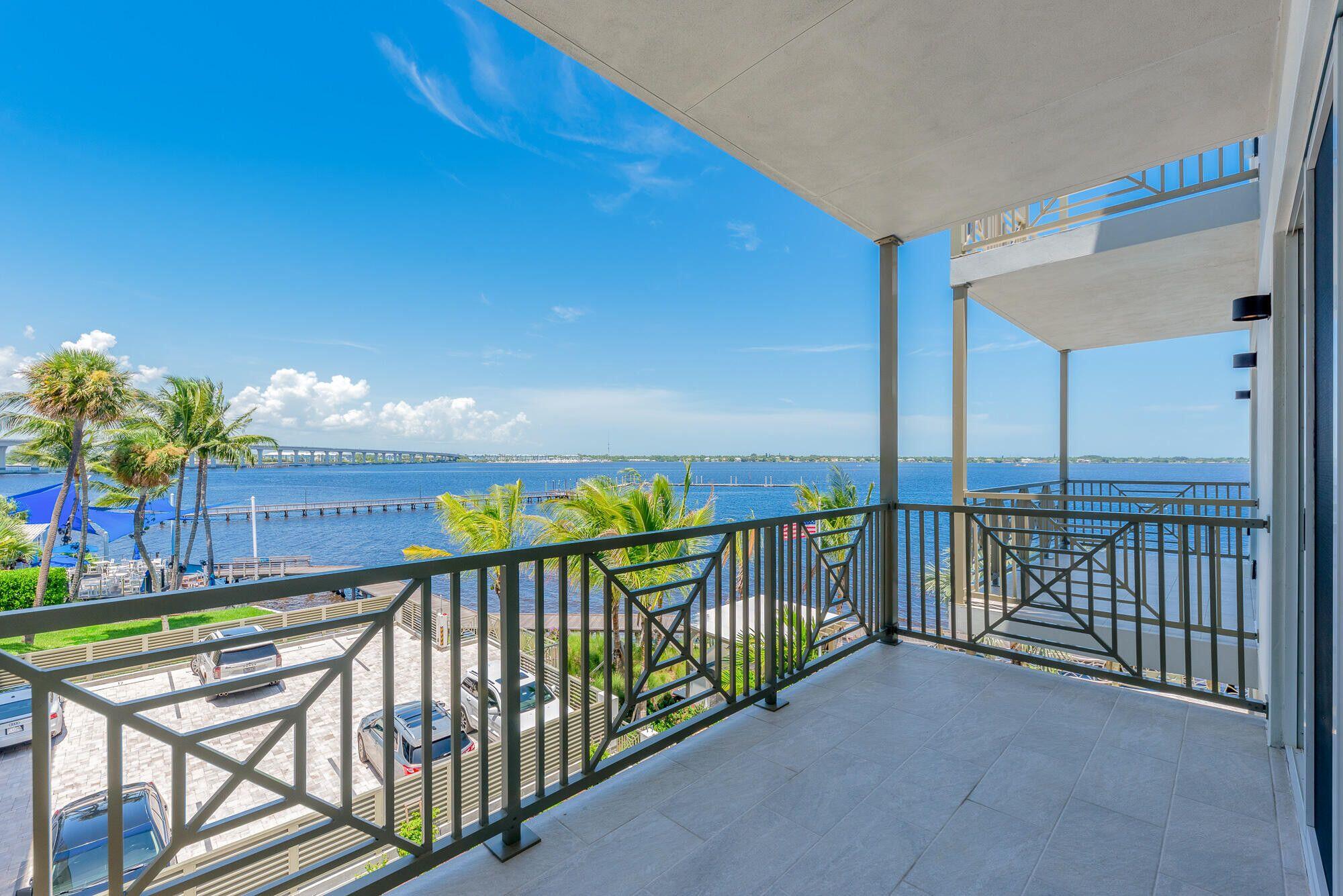 Experience Florida living in this brand-new 3rd-floor condo with panoramic direct river views! This 1BR + den / 1.5BA residence features a private balcony, open-concept gourmet kitchen, and modern finishes. Located in the exclusive waterfront community of Sailfish Cove, enjoy resort-style amenities including a pool, Jacuzzi, outdoor kitchen, and rooftop viewing deck. Two elevators, pet-friendly, and includes one assigned parking space. Fully furnished for immediate enjoyment. Prime location near historic downtown Stuart, shopping, dining, and just minutes to pristine beaches.