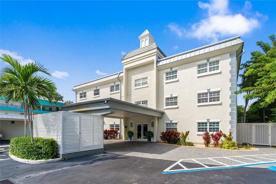 A BEACH AND BOAT LOVERS DREAM LOCATION!!. THE QUAINT BOUTIQUE 50 UNIT BUILDING HAS HAD A COMPLETE RESTORATION WITH THE 40 YEAR INSPECTION, SIRS, RESERVES, AND ASSESSMENTS ALL PAID BY SELLER!!!.. A PRIVATE DEEDED BEACH ACCESS ACROSS THE STREET & NEW BOAT DOCK TO LIVE THE LIFESYTLE OF LAUDERDALE BY THE SEA. THIS HIGHLY DEMANDED 1 BEDROOM 1.5 BATH UNIT FEATURES THE PERFECT LOCATION IN A WELL MANAGED COMPLEX WITH ALL CERTIFICATIONS COMPLETED. THE UNIT IS MOVE IN READY. IT OFFERS RELAXING POOL AND CANAL VIEWS JUST OUTSIDE YOUR SCREENED PATIO!. LOCATED JUST 5 MINTUTES TO POMPANO BEACH PIER AND LAUDERDALE BY THE SEA BEACH ATTRACTIONS, ALL STORES, SHOPS, TRANSPORATION AND MORE.. THIS CASH ONLY DEAL WONT LAST SO CALL TODAY FOR A PRIVATE VIEWING.