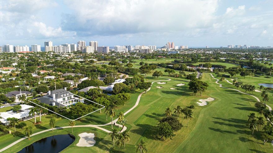 Owner Financing Available At Below Market Rates. Welcome to the most spectacular golf course view home in Coral Ridge Country Club which has been meticulously renovated and is worthy of an interior design magazine cover. This exquisitely designed estate features 11,300 sq/ft of interior space and a breathtaking 1,520 sq/ft of covered outside living space overlooking the 8th hole. With a total of 7 bedrooms, 7.5 bathrooms and a 6 car air-conditioned garage, no expense has been spared designing the expansive interiors. Elevator, custom bar, sauna, wood & marble floors, a chef's kitchen, gas appliances and full house generator. The summer kitchen overlooking the oversized resort style pool area and golf course has vaulted ceilings, a fire place, bbq, gas cooktops and an expansive living area.