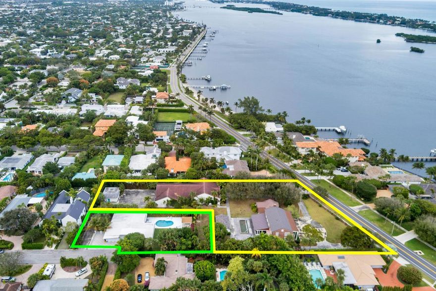The combination of these two properties makes it the largest lot available in SoSo which can be developed as 1, 2, 3 or 4 homesites. Combined, both properties equal 1.84 acres or 80,303 SF. Two properties could be on S Flagler with rear entries on Alhambra. Three properties would have two entered on S Flagler & one on Alhambra and 4 properties would have two entered on a shared driveway off Alhambra & two entered on S Flagler Drive. DISCLAIMER: The written and verbal information provided including but not limited to prices, measurements, square footages, lot sizes, calculations and statistics have been obtained and conveyed from third parties such as the applicable Multiple Listing Service, public records as well as other sources. (Continued in Supplement Remarks) All information including that produced by the Sellers or Listing Company are subject to errors, omissions or changes without notice and should be independently verified by any prospect for the purchase of a Property. The Sellers and Listing Company expressly disclaim any warranty or representation regarding all information. Prospective purchasers' use of this or any written and verbal information is acknowledgement of this disclaimer, and that Prospects shall perform their own due diligence. Prospective purchasers shall not rely on any written or verbal information provided when entering a contract for sale and purchase. Some affiliations may not be applicable to certain geographic areas.