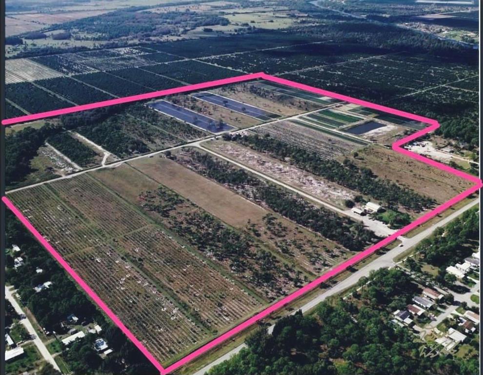 Unlimited Development Potential!A Rare 150+/- Acre Parcel in the heart of Martin County. Currently zoned AG but Property borders on the urban service! Property being used as a plant nursery and cattle grazing. Develop, Land bank or build your private compound. This Property is in a Prime Location!