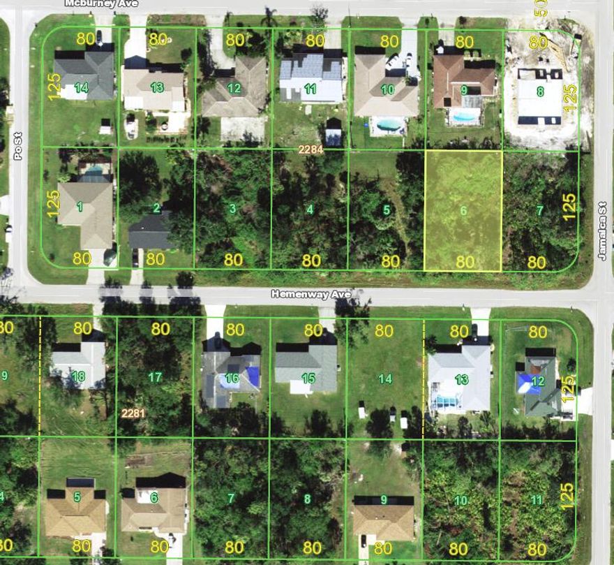 Great opportunity to own a vacant lot in a growing residential area of Punta Gorda/Port Charlotte. Convenient access to Kings Highway and Interstate 75. Close to shopping, restaurants, hospitals, and just minutes from Sunseeker Resort Charlotte Harbor. Town water available. Located in a NO flood zone. Great location at an excellent price!