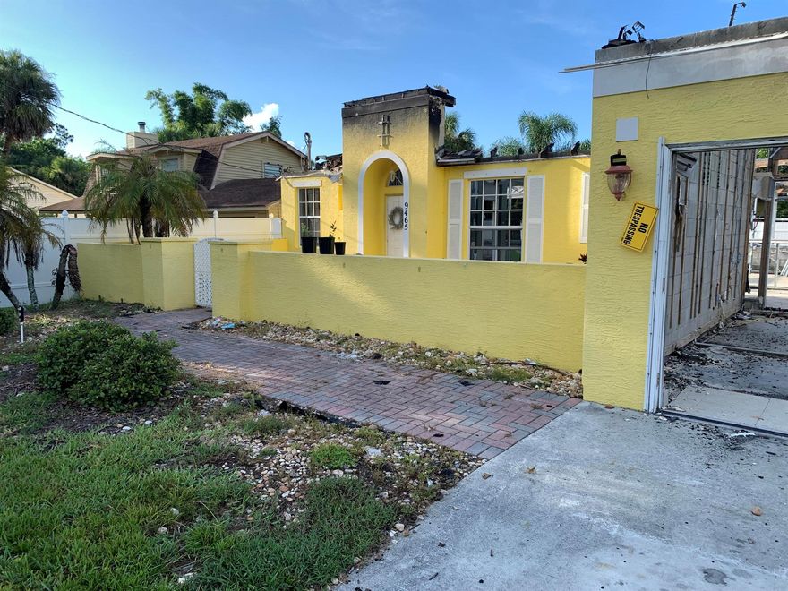 FORMER MODEL HOME THAT BURNED 3 MONTHS AGO. CONCRETE BLOCK, DRIVEWAY, WELL, SEPTIC AND PLUMBING IS ALL THERE. WILL NEED TRUSSES, ROOF, CABINETS, APPLIANCES ETC.....AND ELECTRIC. WAS OVER 2000 SF WITH OFFICE IN GARAGE. WE HAVE PLANS AND BLUEPRINTS TO REBUILD ADDING 250 SF TO HOUSE WHICH WILL THEN BE JUST OVER 1900SF UNDER A/C. SHED & FENCE DO NOT CONVEY
