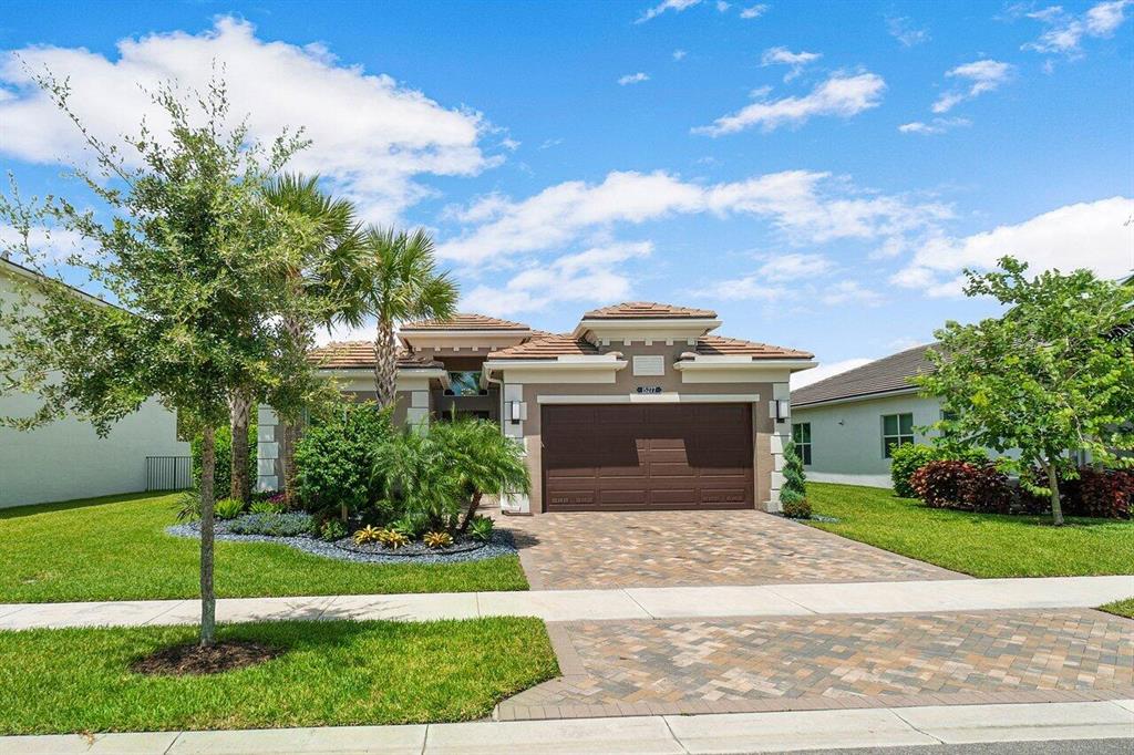 Beautiful one-story, single-family home in the sought-after Dakota at Delray Beach. This 2019-built home features 3 bedrooms plus a den, 3 full bathrooms, 2-car garage, 9 foot ceilings, hurricane impact windows and doors, and a salt water / heated pool overlooking a gorgeous lake view. Build by GL Homes, Dakota is a gated community offering a resort style living experience and this home is conveniently located right across the street from all its amenities, which include state of the art clubhouse and fitness center, resort style pool, hot tub, children's splash park and shaded playground, tennis courts, indoors and outdoors basketball courts, and more. All the schools for the area are A-Rated. The rent includes lawn care, pool maintenance, and pest control.