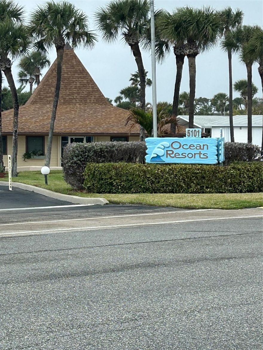 Perfect opportunity to own a slice of paradise in Ocean Resorts, ideally located just south of Vero Beach off of A1A and directly across from private beach access. This lot features an existing concrete slab, providing the ideal setup to bring your RV today or build your custom coastal retreat. Ocean Resorts is a gated, amenity-rich waterfront community offering a private marina, boat dock, and boat launch with direct water access. Residents enjoy an Olympic-size swimming pool overlooking the Atlantic Ocean, tennis and pickleball courts, shuffleboard and bocce ball courts, a clubhouse, and a separate billiard and game room. Enjoy breathtaking sunrises over the ocean just steps from your lot and relaxing sunsets by the marina. Renters on property until April 30. Camper Rig does not convey. More updated Pictures to come.